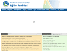 Tablet Screenshot of ef.ahievran.edu.tr