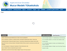 Tablet Screenshot of mucurmyo.ahievran.edu.tr