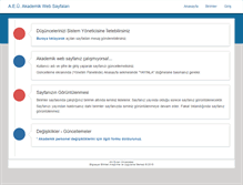 Tablet Screenshot of akademik.ahievran.edu.tr